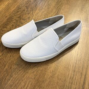 Vince - Blair White - Women’s 7.5 - Slip-On Leather Sneakers